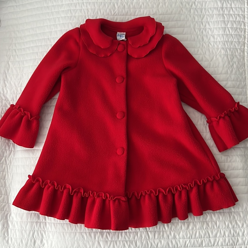 Classic Red Kids Coat